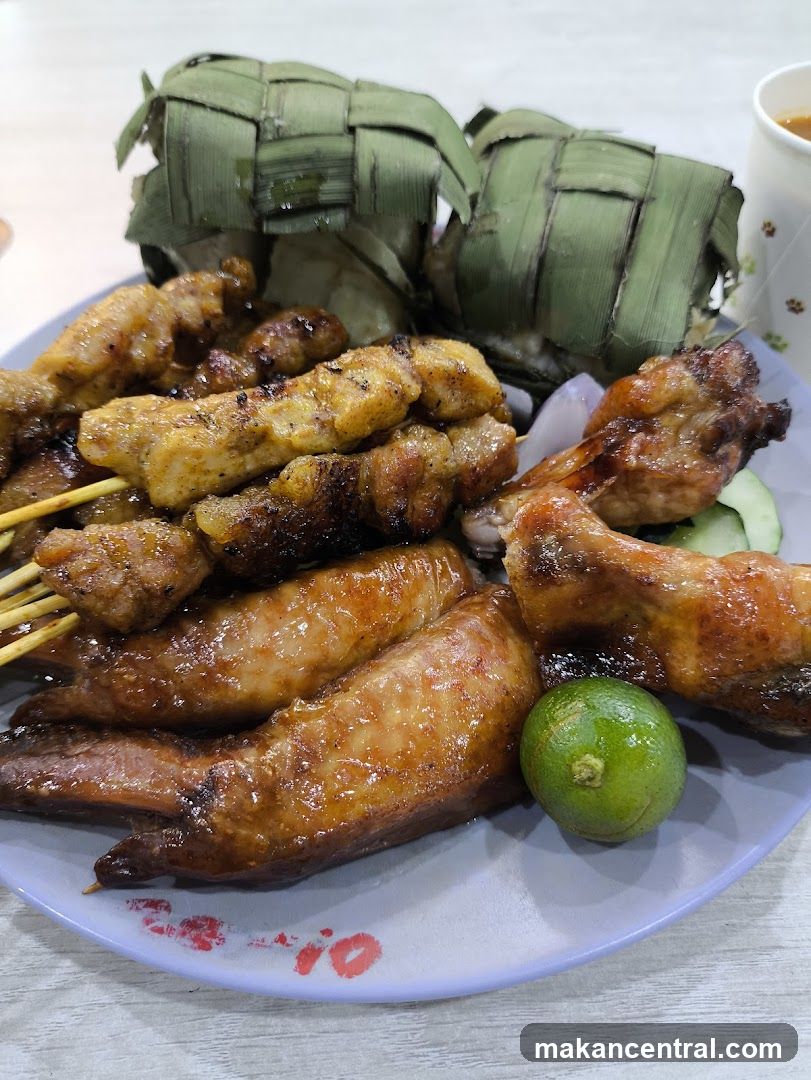Grilled Chicken and Rice Cakes