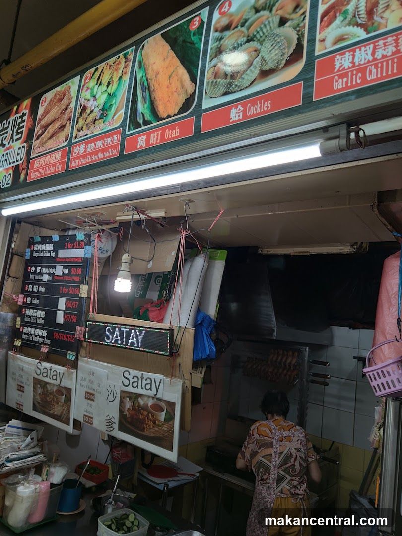 Food Stall with Menu and Food Display
