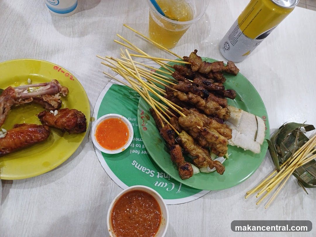 Satay and Chicken Wings