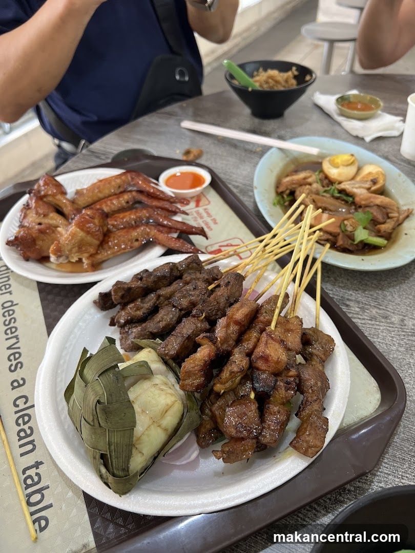 Food spread on a table