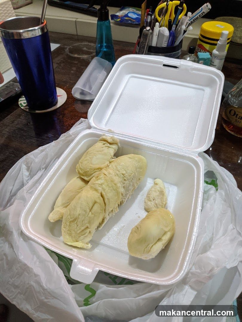 Durian Fruit in Takeout Container