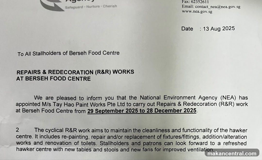 Notice of Repairs and Redecoration Works