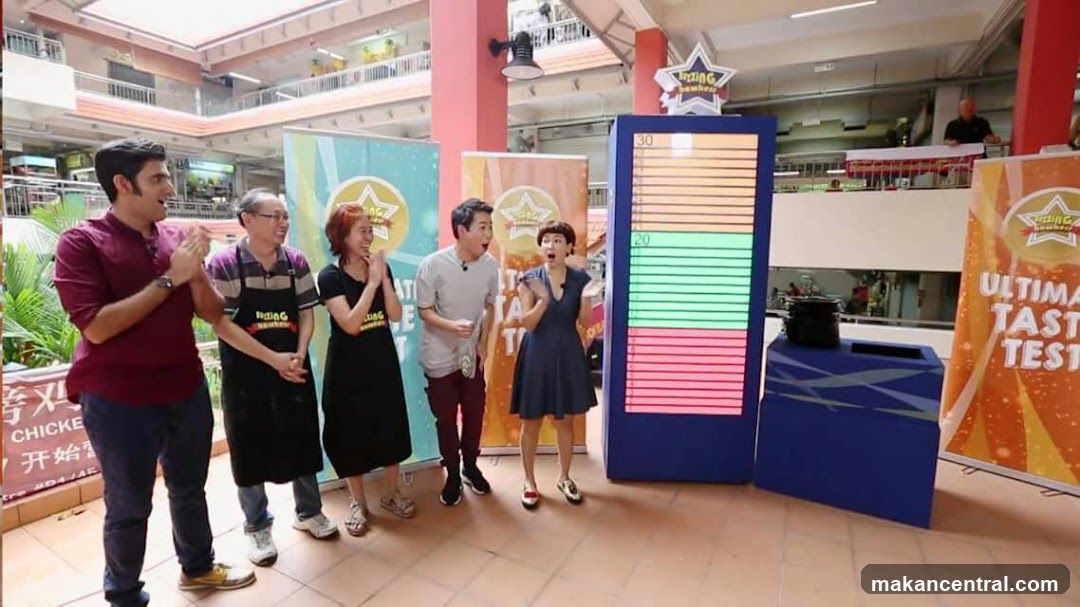 People participating in a taste test event