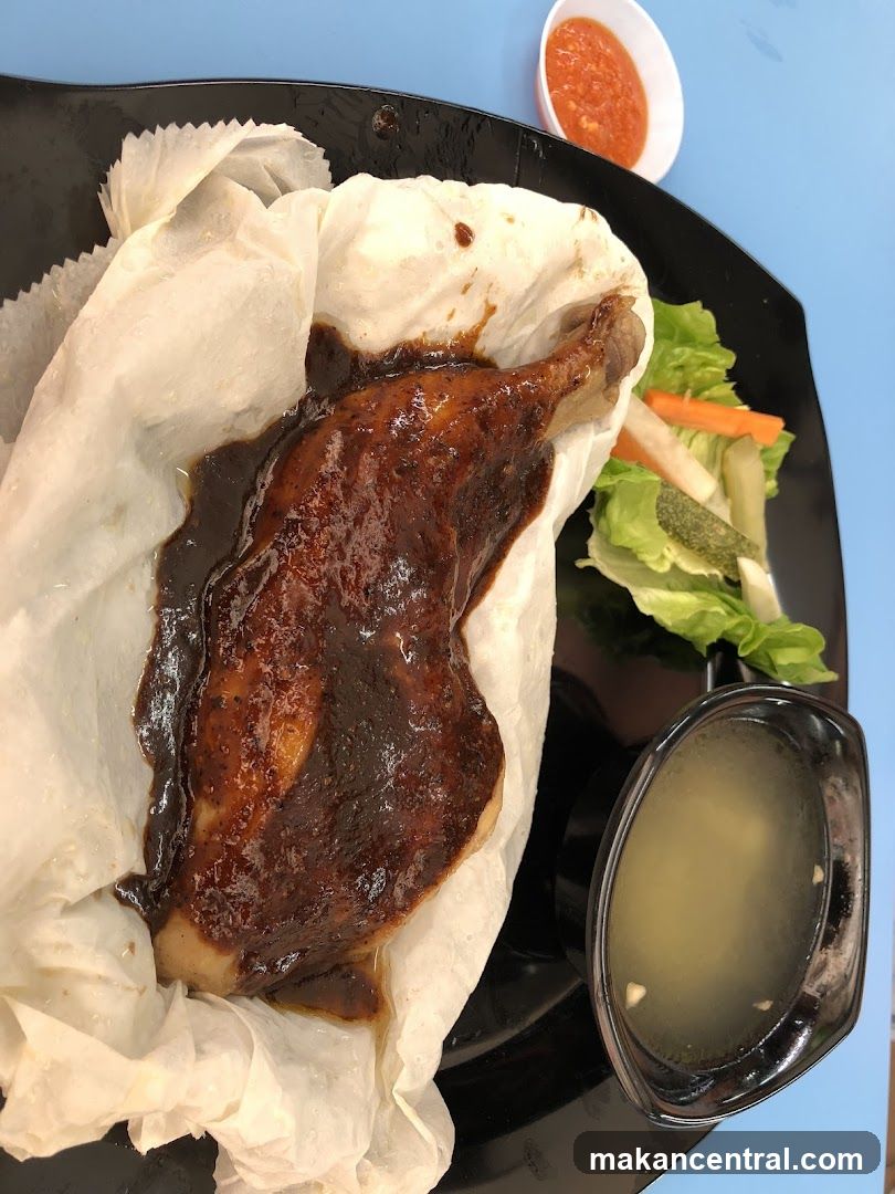 Chicken dish with sides