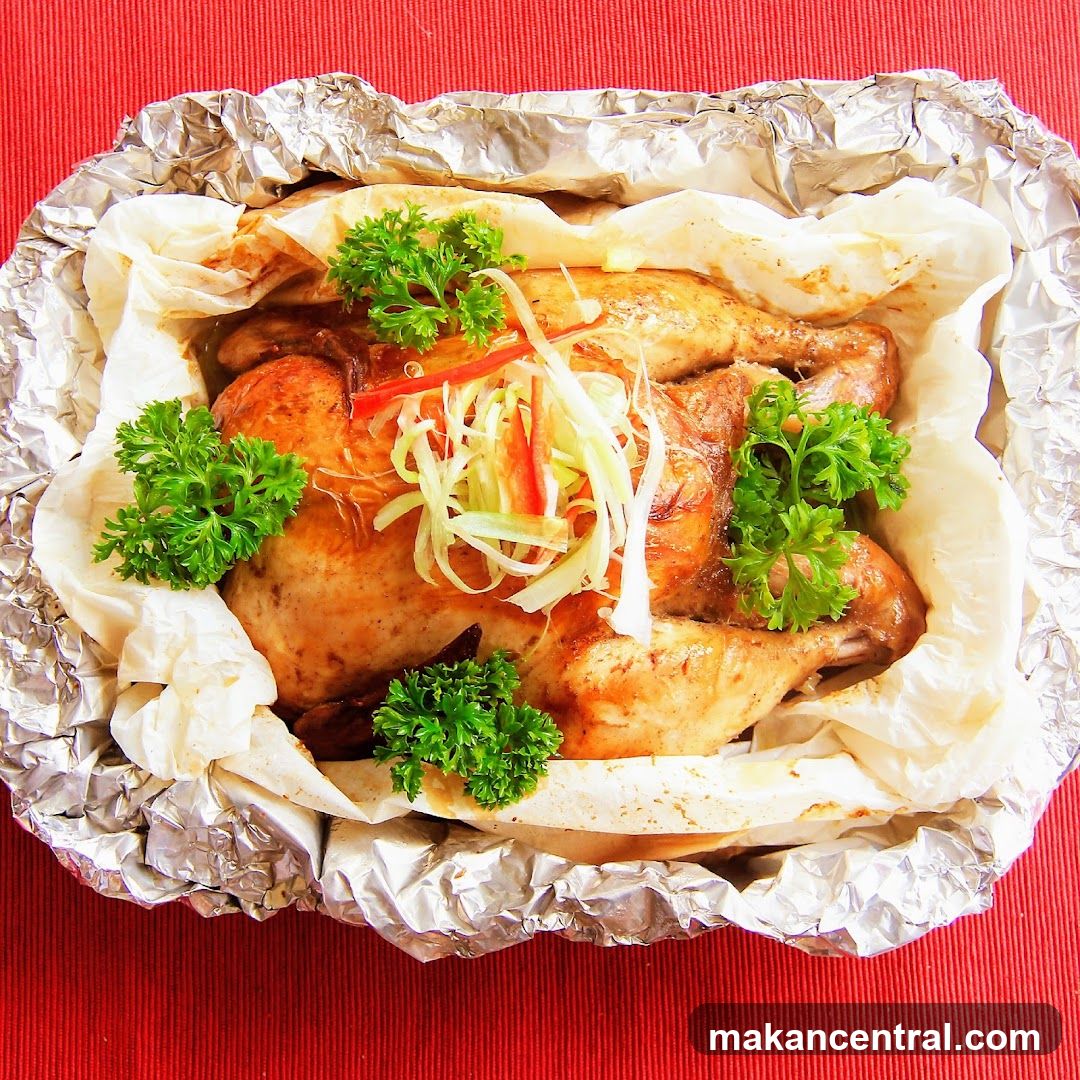 Roasted Chicken with Garnish