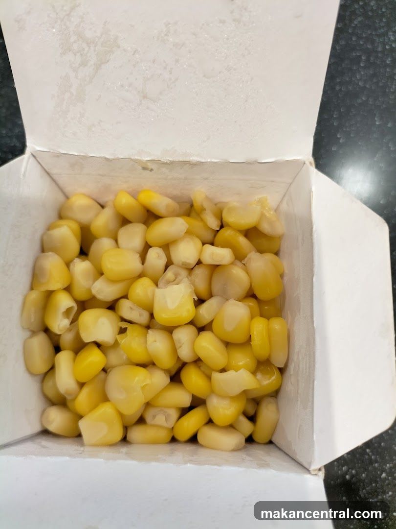 Corn in a Takeout Box
