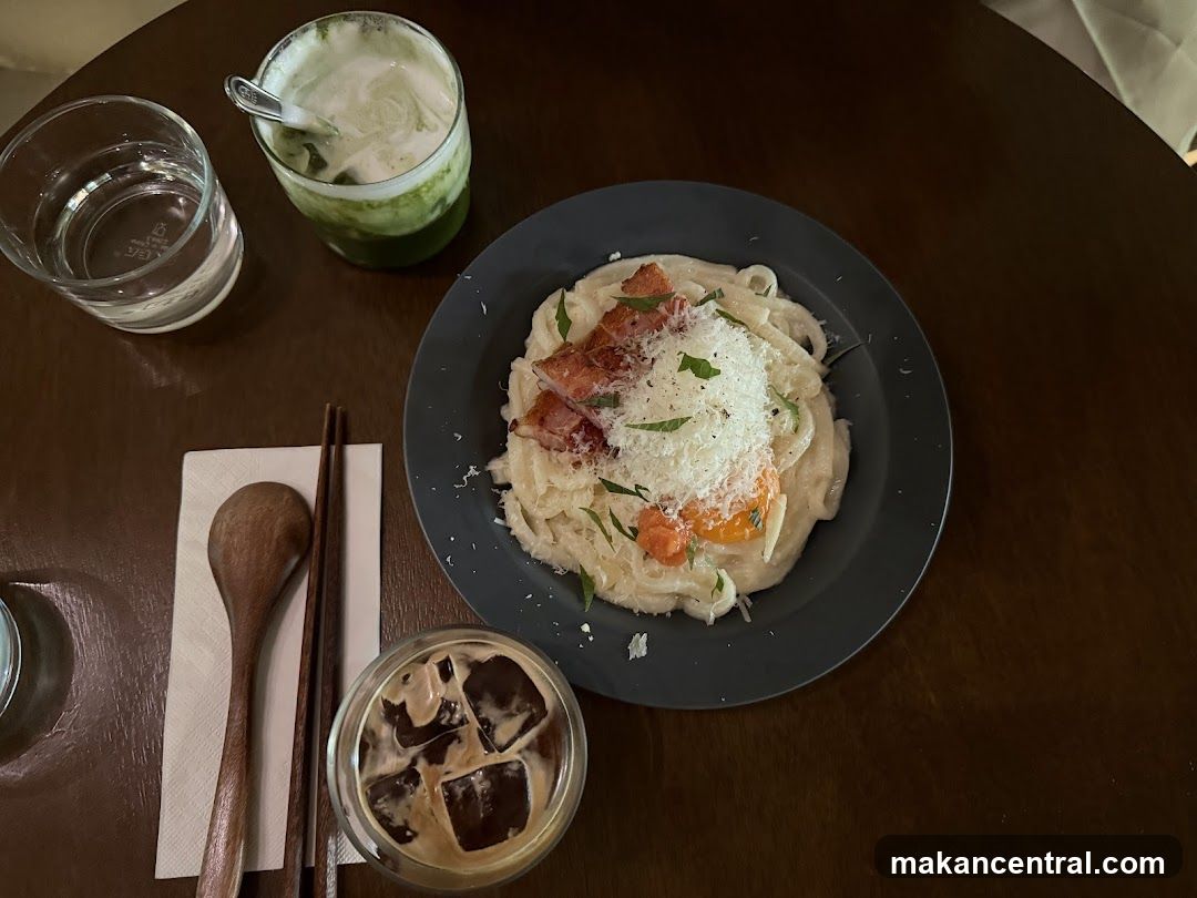 Pasta and Drinks
