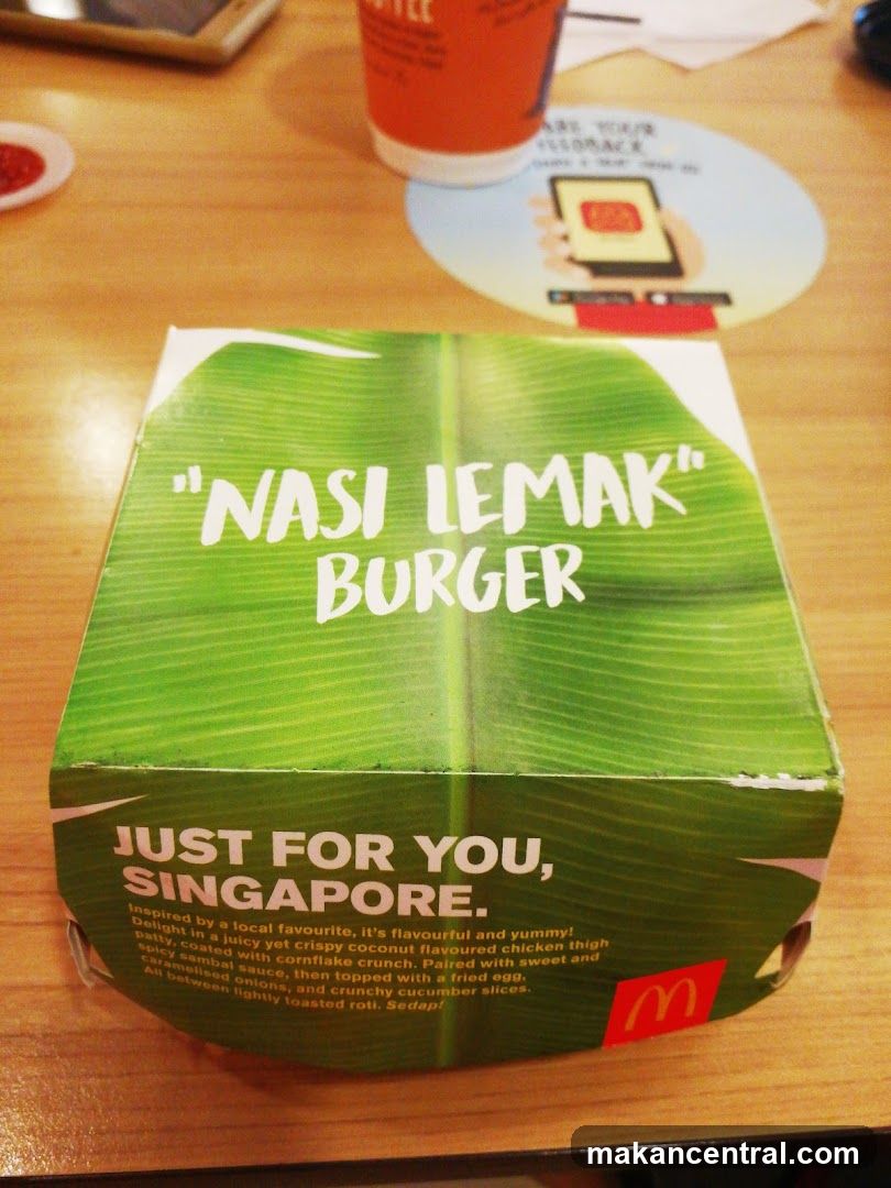 Nasi Lemak Burger Box