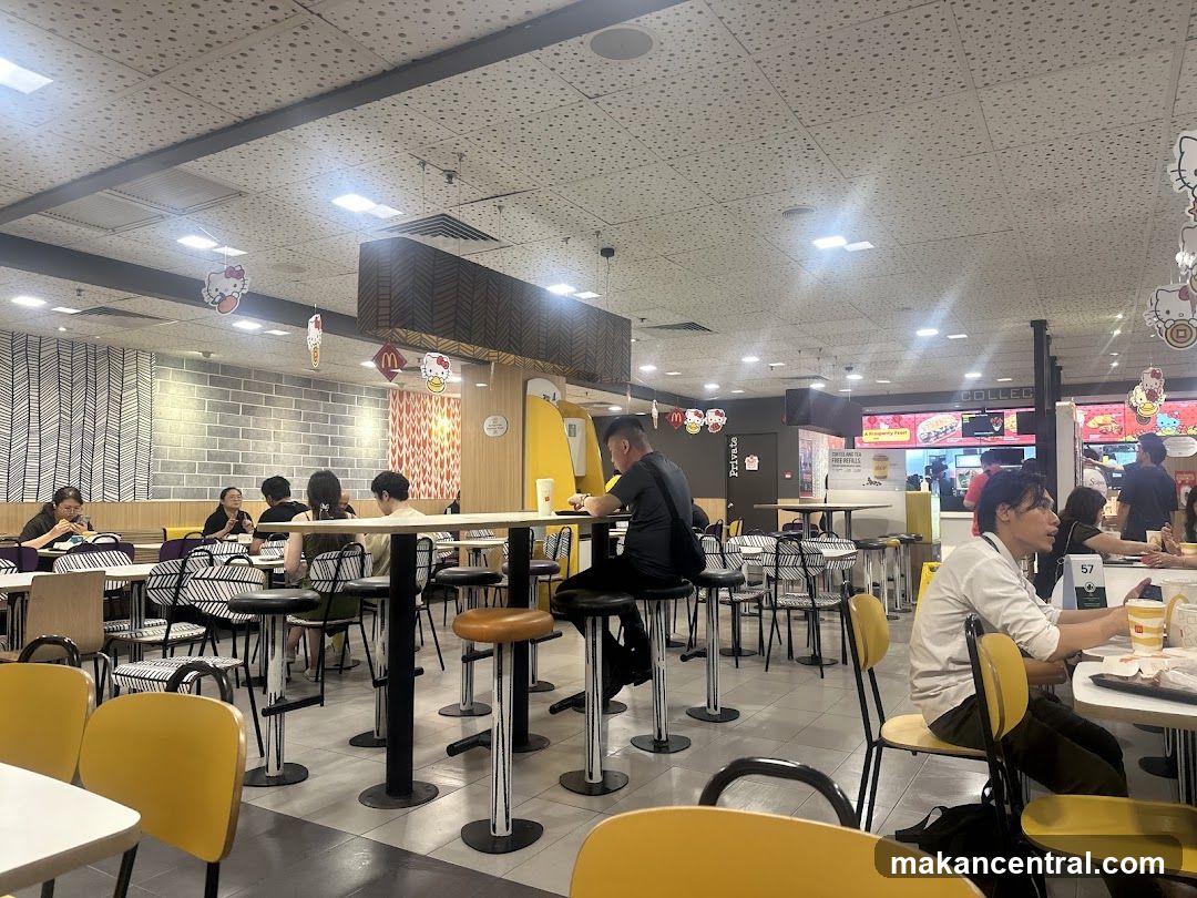 McDonald's Interior with Hello Kitty Decorations