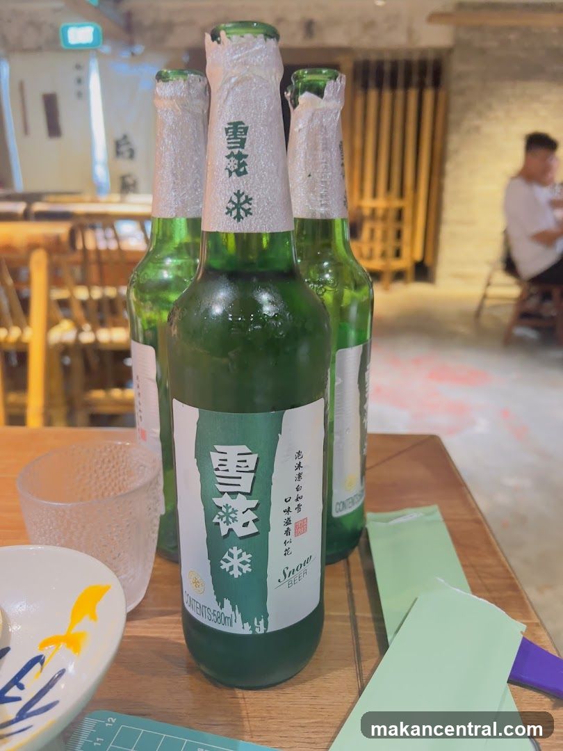 Snow Beer Bottles