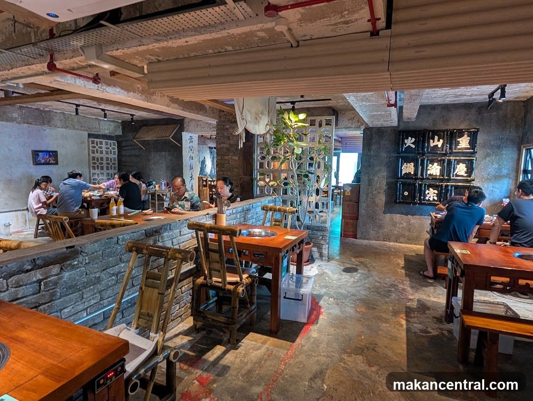 Restaurant Interior with Diners