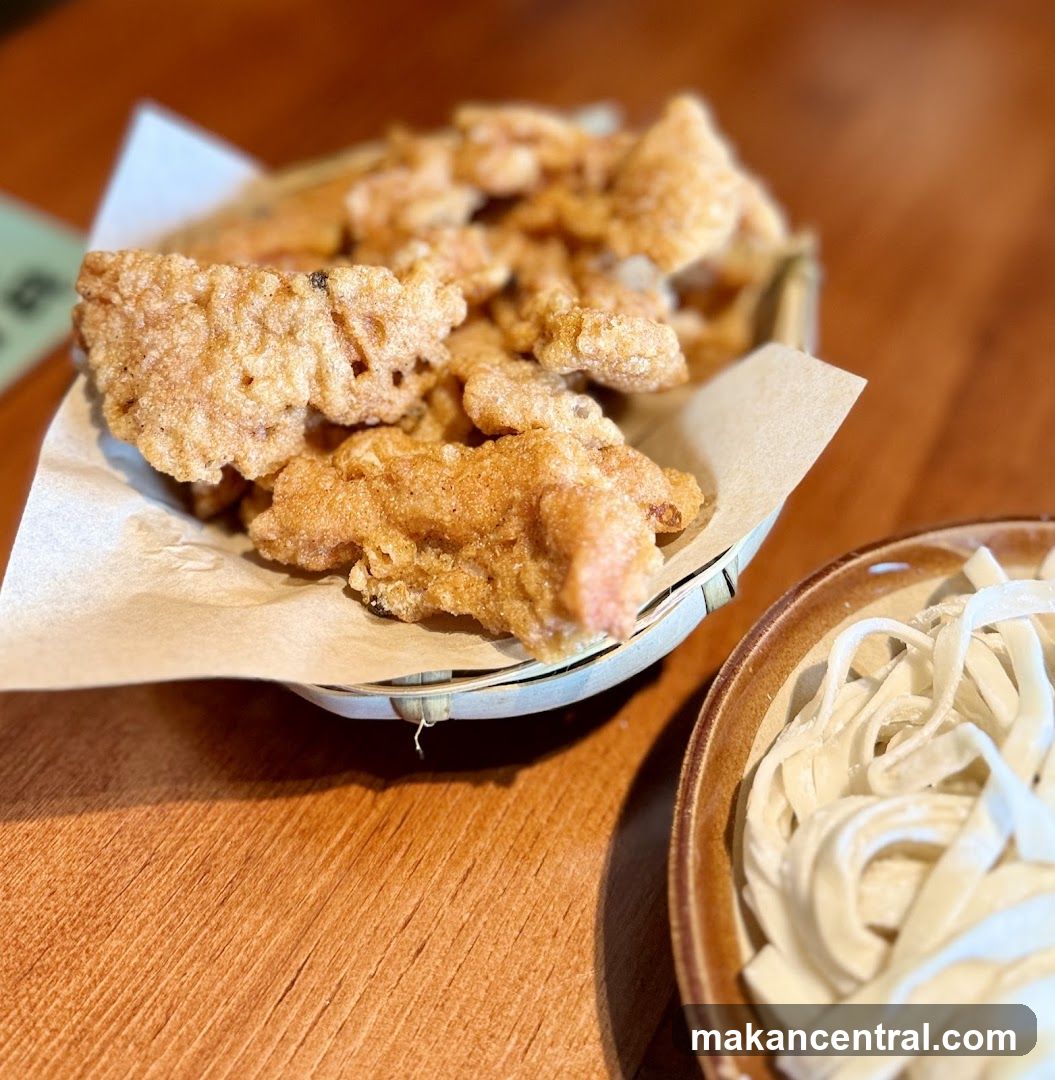 Fried Chicken and Noodles