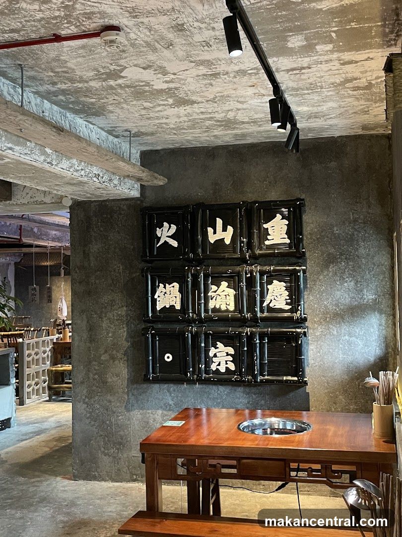 Restaurant Interior with Decorative Wall Art