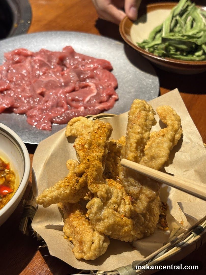 Fried Food and Raw Meat