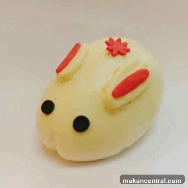 Bunny-shaped dessert