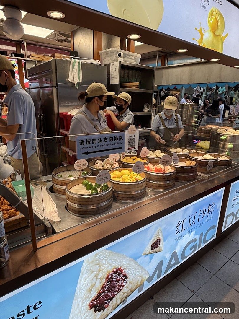 Food Stall with Staff
