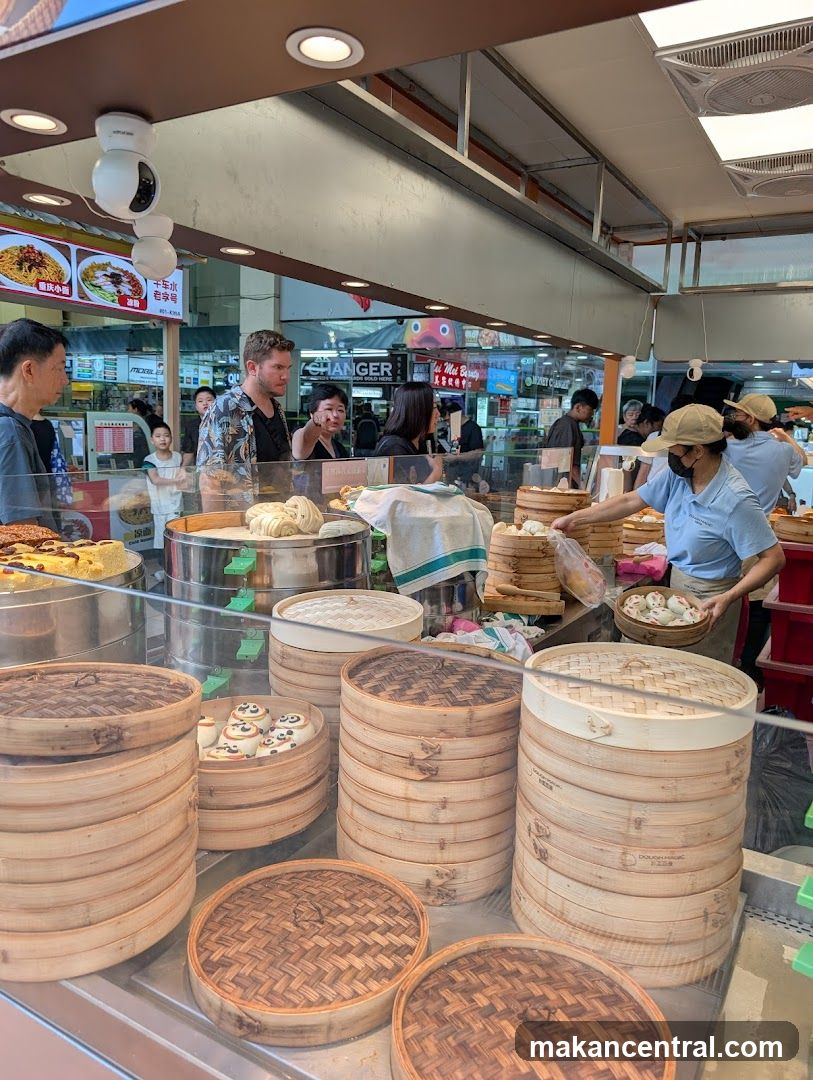 Food Stall with Steamed Buns