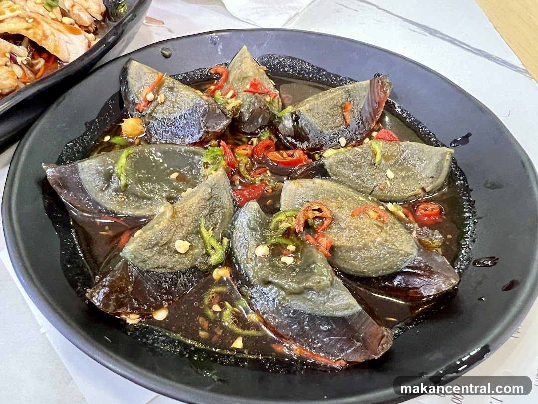 Century Eggs with Chili and Garlic