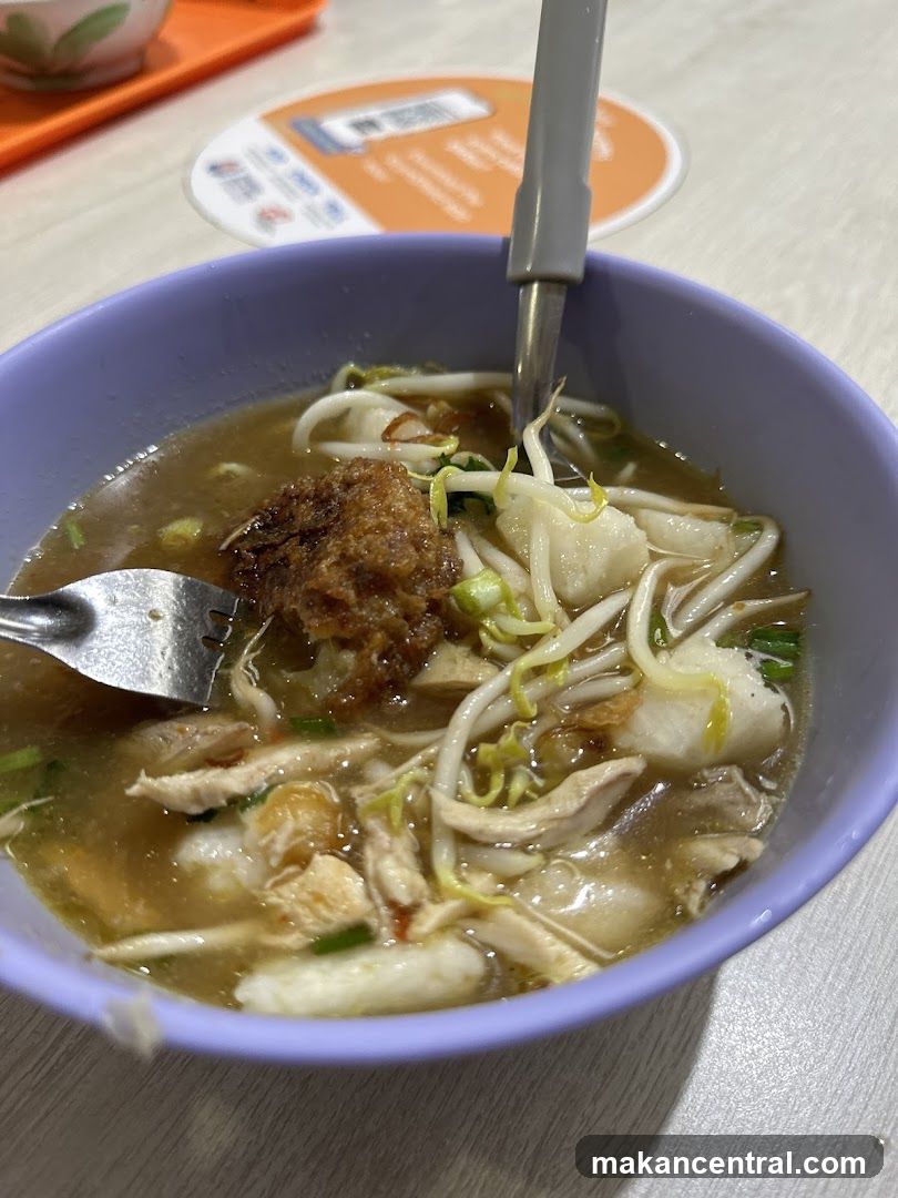 Bowl of Chicken Noodle Soup