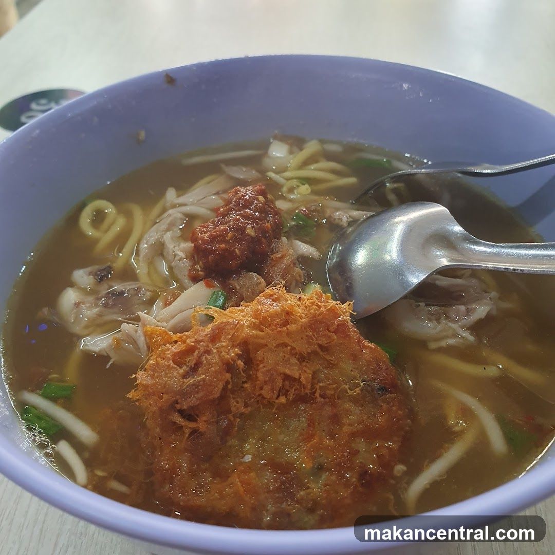 Noodle Soup with Fried Egg
