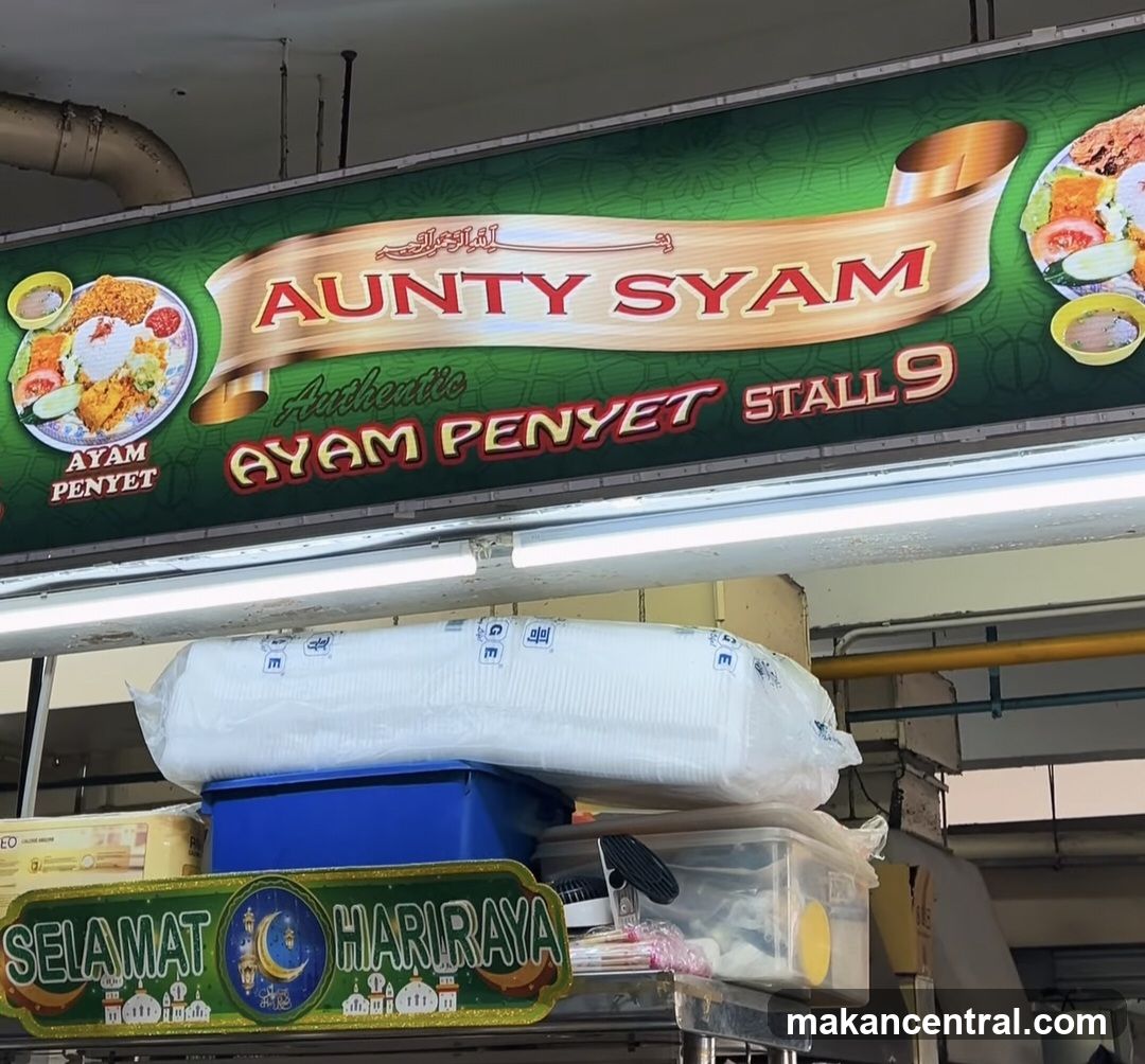 Ayam Penyet Stall Signage