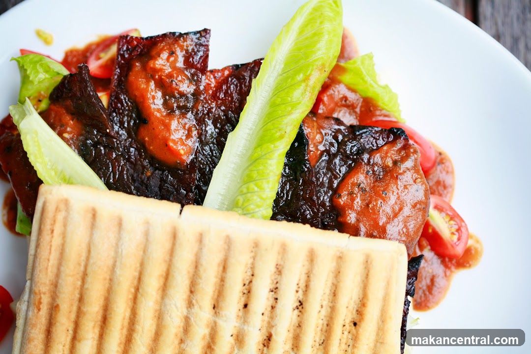 Sandwich with Meat and Salad