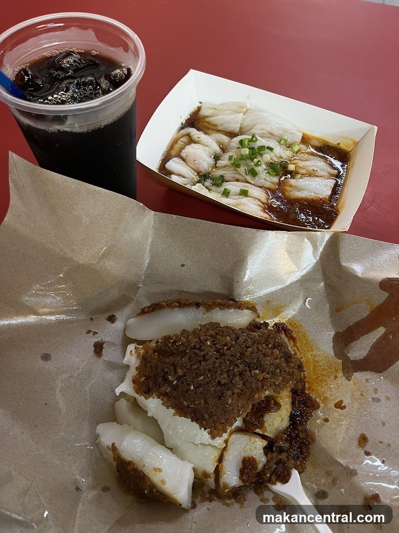 Chee Cheong Fun with Drink