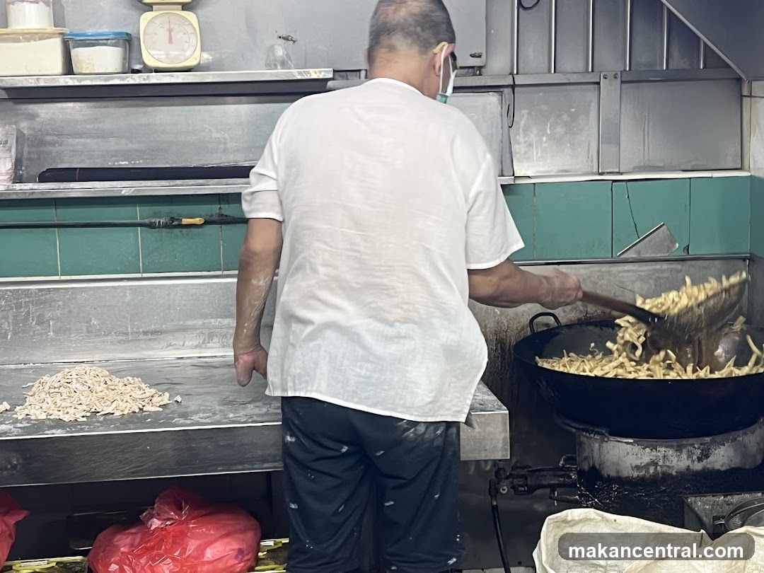Chef Frying Noodles