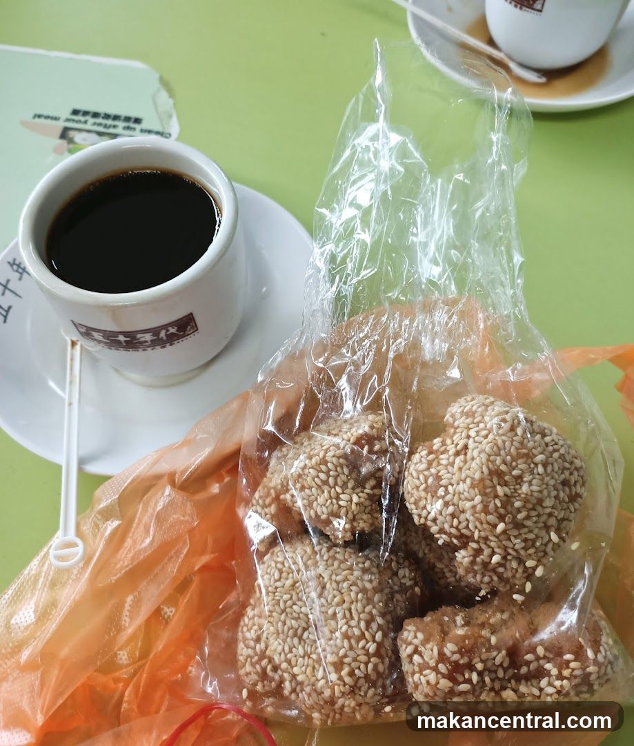 Coffee and Sesame Balls
