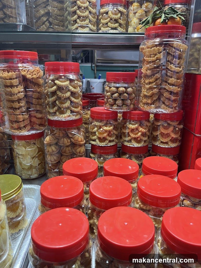Assortment of Cookies in Jars