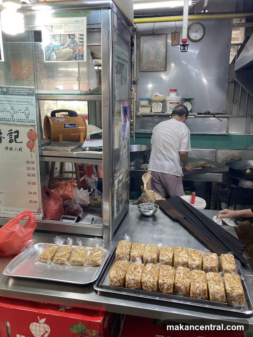 Food Stall with Snacks and Cook