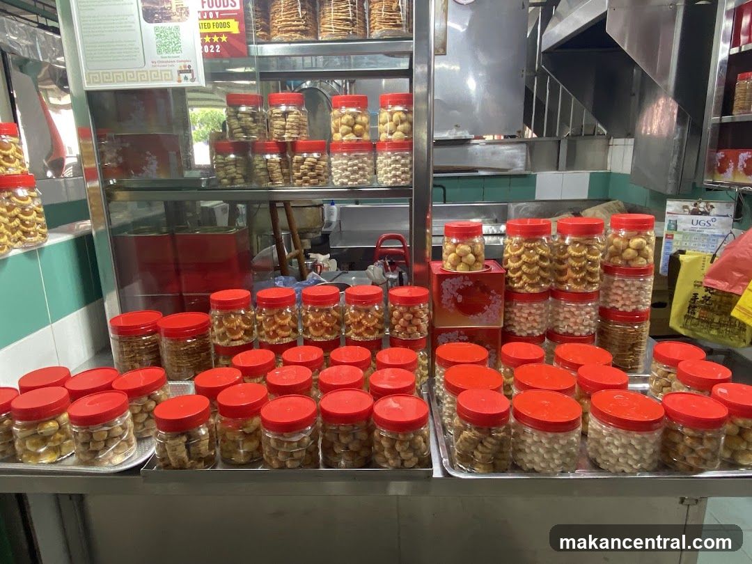 Assortment of Cookies in Jars