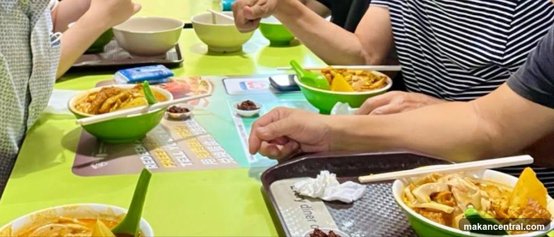 People Eating Noodles