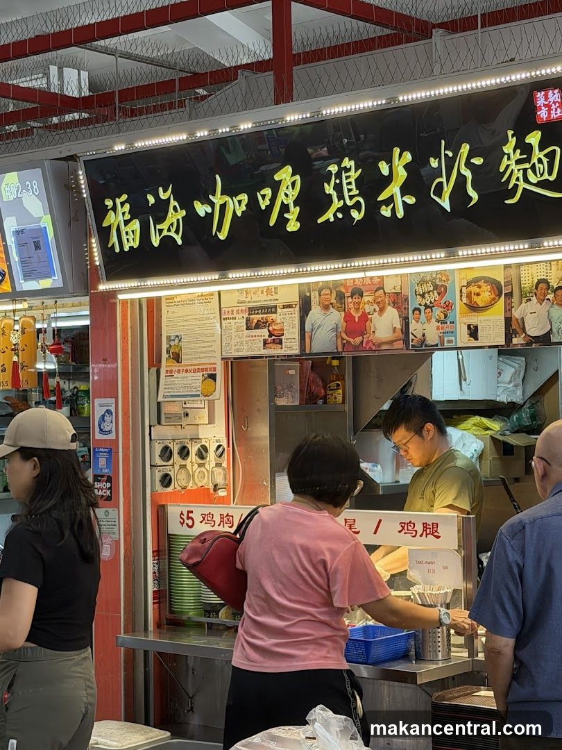 Food Stall with Chinese Signage