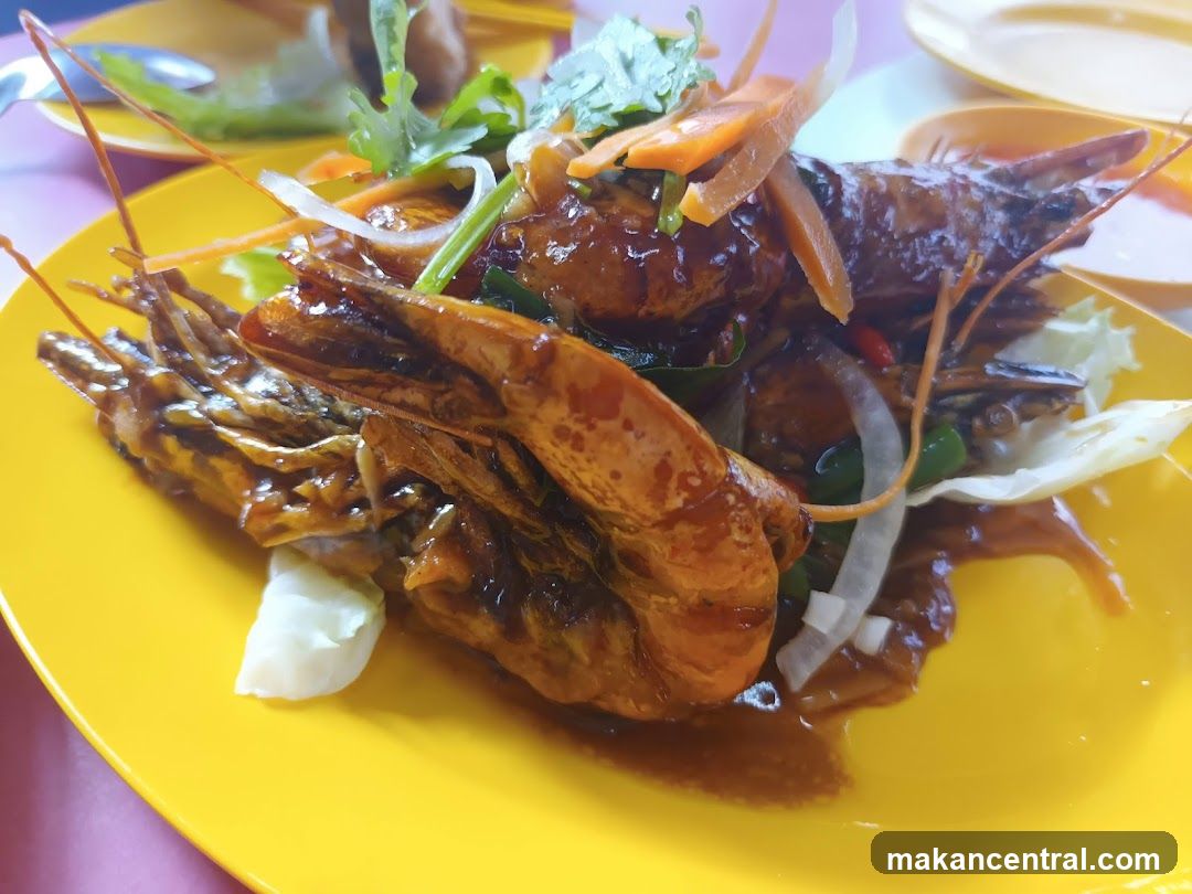 Prawns in sauce
