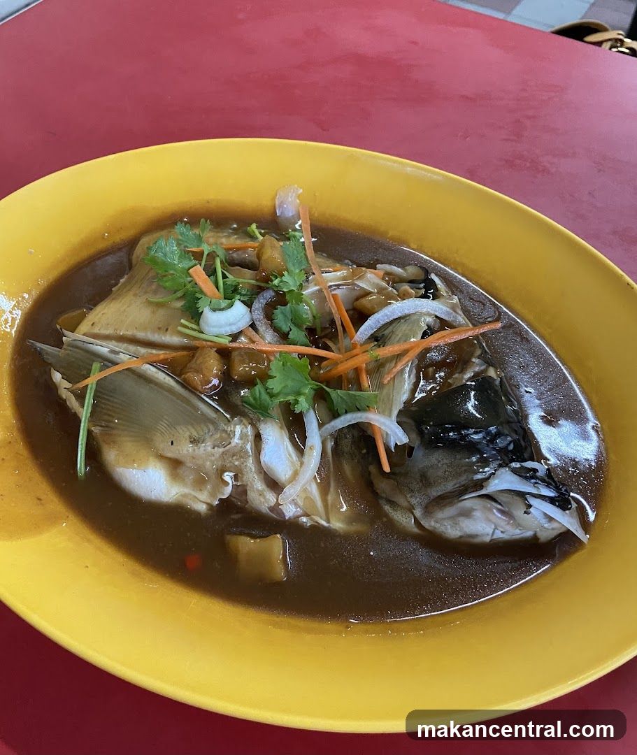 Steamed Fish Head Dish