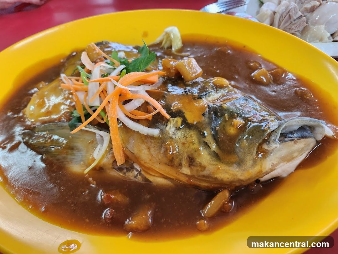 Steamed Fish Head with Sauce