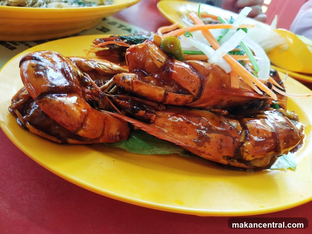 Glazed Prawns