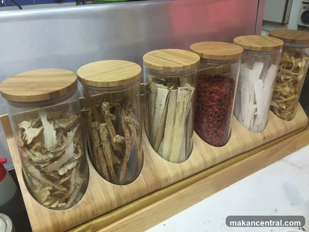 Herbal Ingredients in Jars