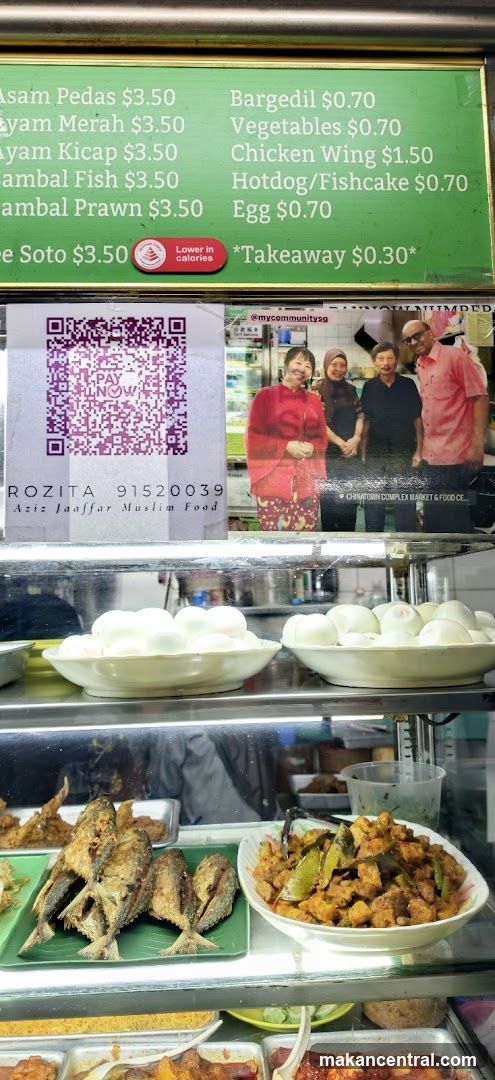 Aziz Jaaffar Muslim Food Menu