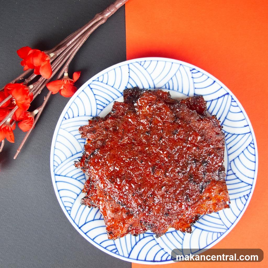 Bak Kwa on a Plate