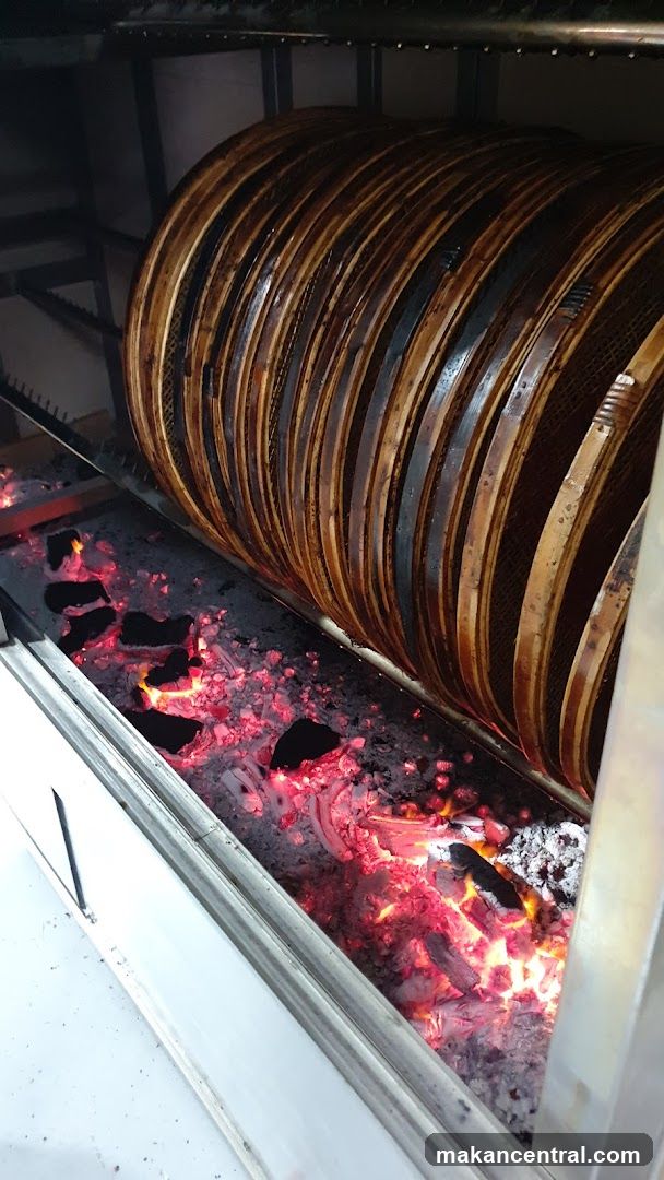 Rotisserie with Coals