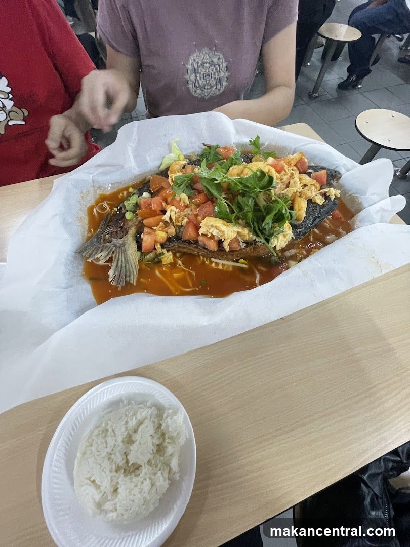 Fish dish with rice