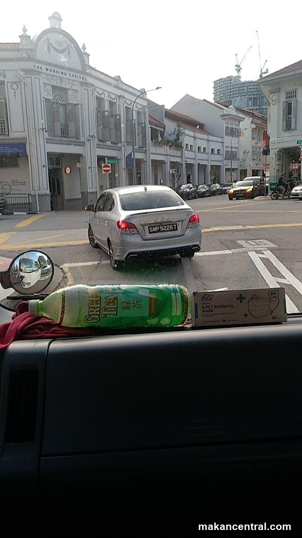 Green Tea Bottle and Surgical Masks