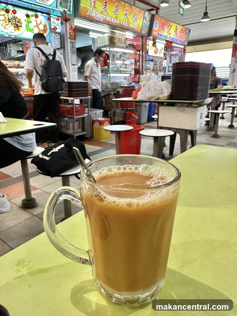 Mixed Vegetable Rice Stall and Drink