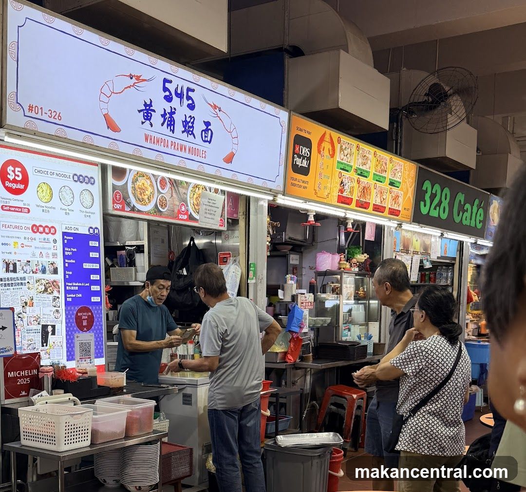 Food Stall with Prawn Noodles