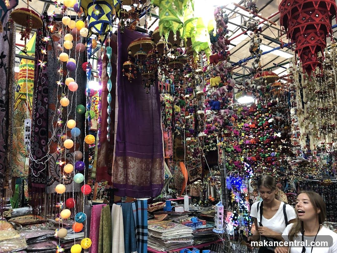 Market Stall with Colorful Decorations