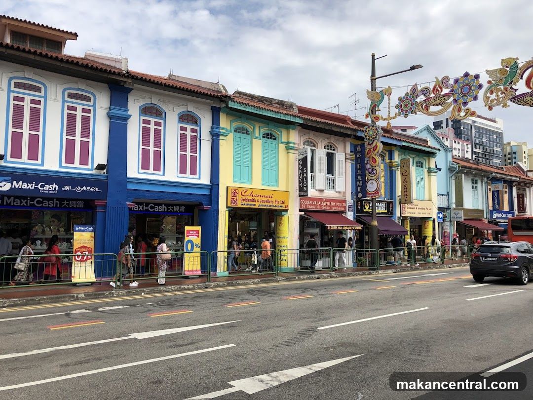 Colorful Shopfronts on a Street
