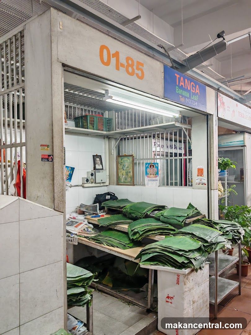 Tanga Banana Leaf Stall