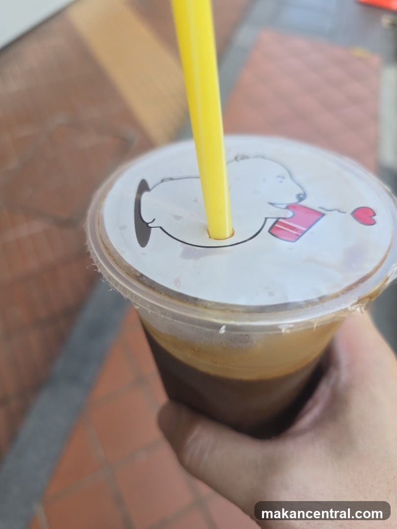 Beverage with Cartoon Lid